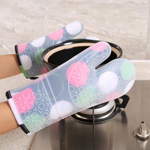 Heat Resistant Silicone Kitchen Gloves